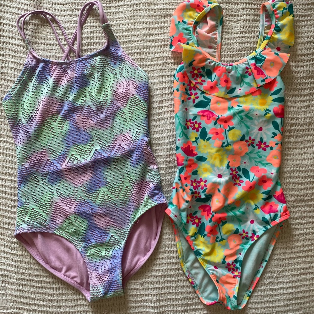 Girls One Piece bathing suits